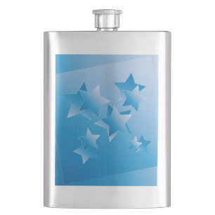 Sky s  windows hip flask