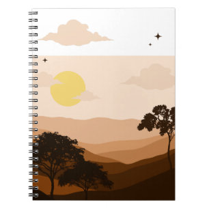 Sky Spiral Photo Notebook (80 Pages B&W)