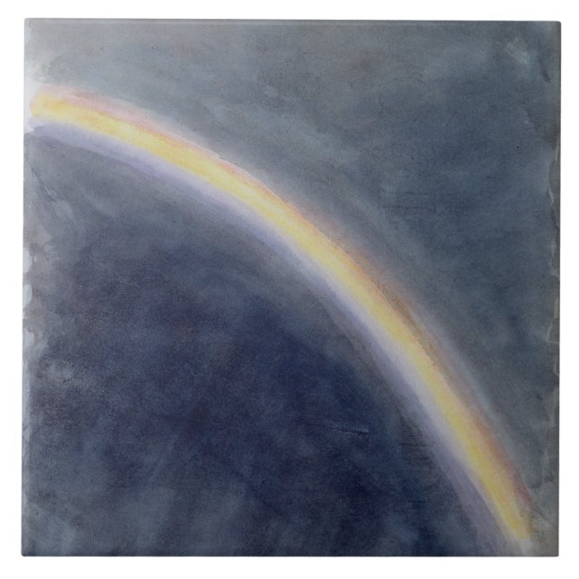 Sky Study with Rainbow, 1827 (w/c on paper) Tile (Front)