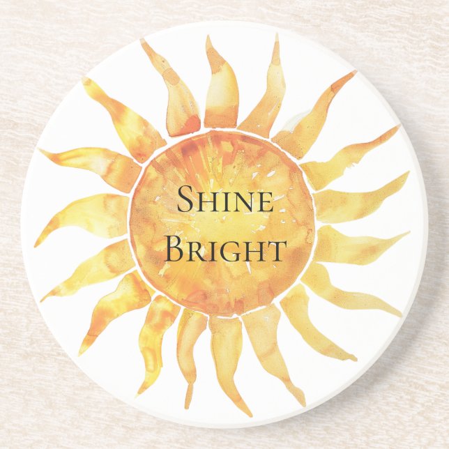 Sky Sun Shine Bright Coaster (Front)