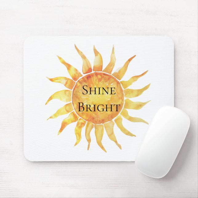 Sky Sun Shine Bright Mouse Mat (With Mouse)