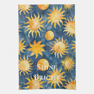 Sky Sun Shine Bright Tea Towel