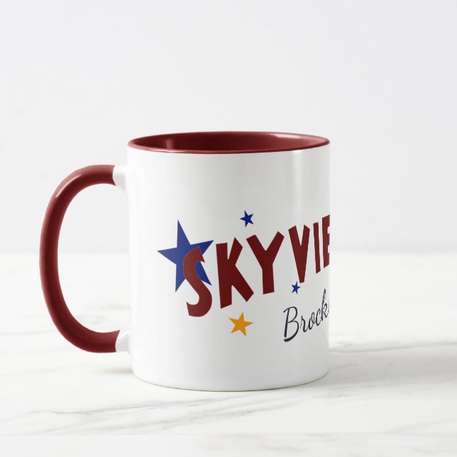 Sky View Drive-In Mug (Left)