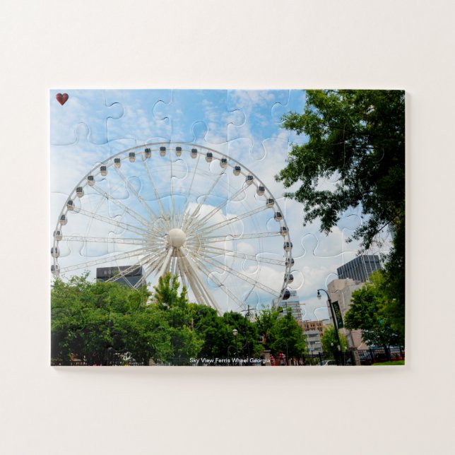 Sky View Ferris Wheel Georgia Jigsaw Puzzle (Horizontal)
