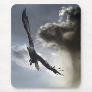 "Sky Warrior" Bald Eagle Gifts Mouse Mat