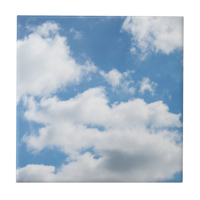sky, weather, nature, white, blue, cloud, sunlight tile (Front)