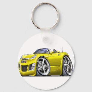 Sky Yellow Car Key Ring