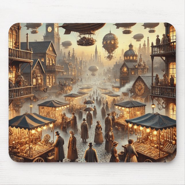 Skyborne Bazaar of Wonders Mouse Mat (Front)