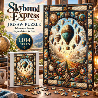 Skybound Express Balloon 1,014 Piece Puzzle