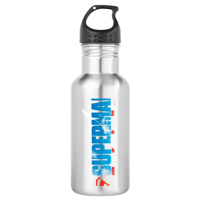 Skybound Superman Silhouette 710 Ml Water Bottle (Front)