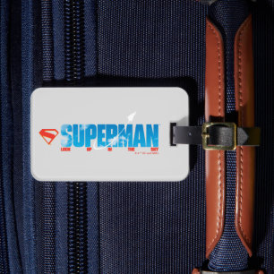 Skybound Superman Silhouette Luggage Tag