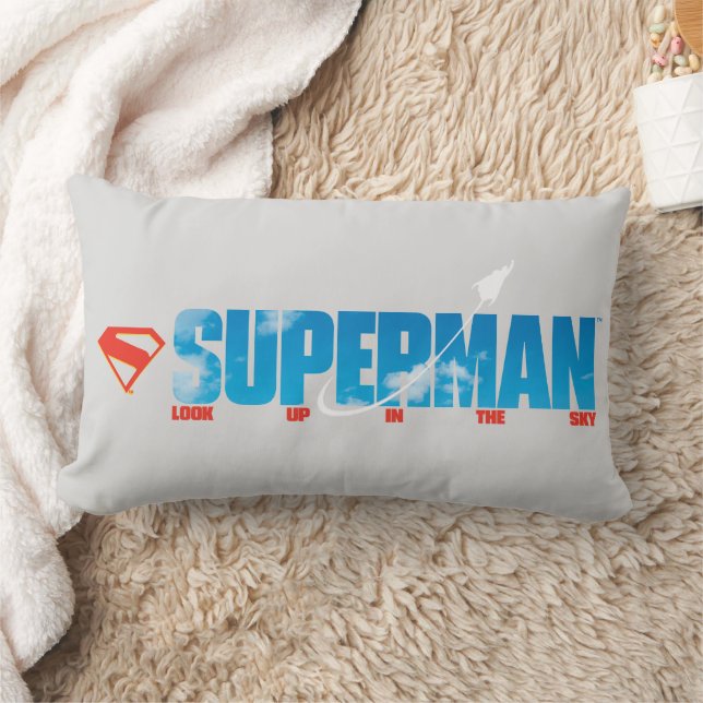 Skybound Superman Silhouette Lumbar Cushion (Blanket)