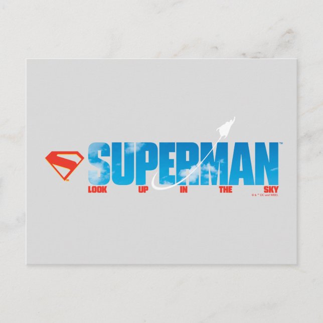 Skybound Superman Silhouette Postcard (Front)