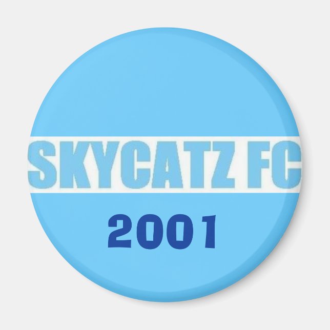 SKYCATZFC TEXT 2001 Magnet (Front)