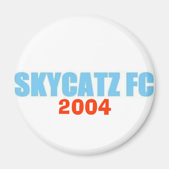 SKYCATZFC TEXT 2004 Magnet (Front)