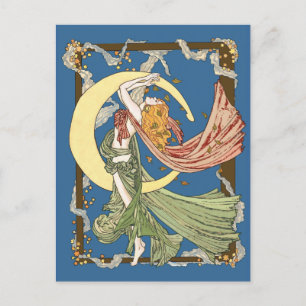 Skyclad October Night Postcard