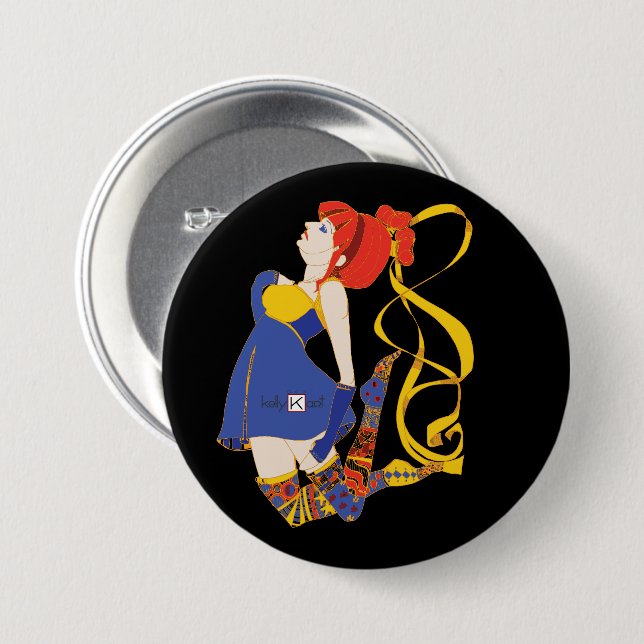 skydancer  7.5 cm round badge (Front & Back)
