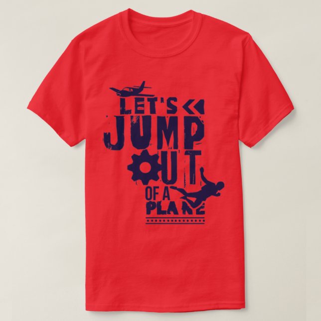 Skydive  4  T-Shirt (Design Front)