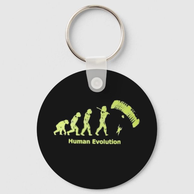 SkyDive Human Evolution Key Ring (Front)