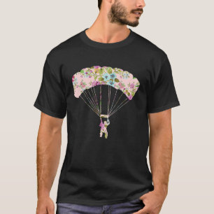 Skydive Parachute Parachutist Skydiver Skydiving   T-Shirt