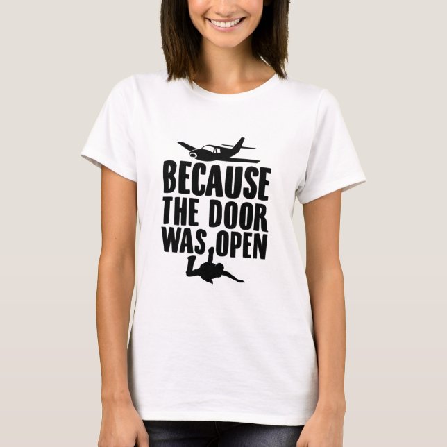 Skydive | Parachute Skydiving Skydiver Gifts T-Shirt (Front)