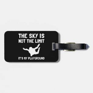 Skydive Playground Luggage Tag