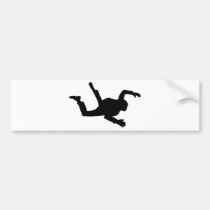 Skydiver Bumper Sticker