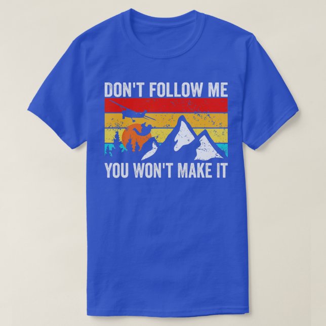 Skydiver Dont follow me I do stupid Things Skydivi T-Shirt (Design Front)
