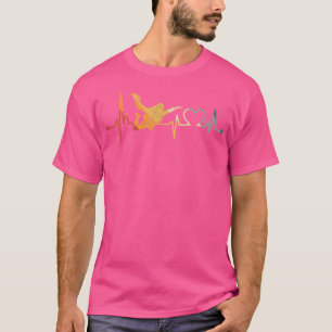 Skydiver Heartbeat Skydiving T-Shirt