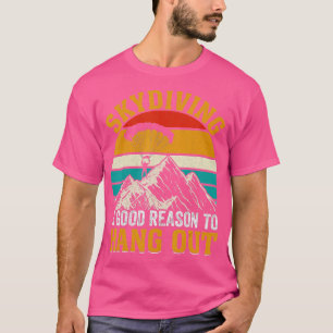Skydiver Parachute Jumping Parachuting Skydiving P T-Shirt