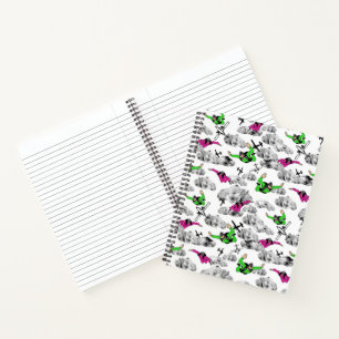 Skydivers spiral notebook