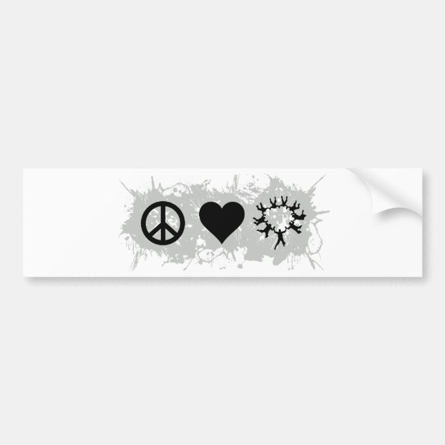 Skydiving 2 bumper sticker (Front)