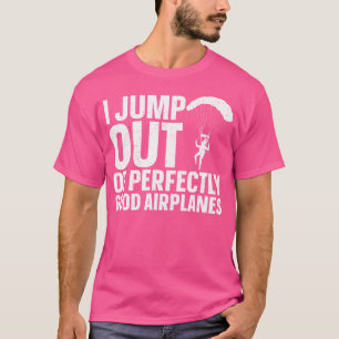 Skydiving Art For Men Women Parachuting Skydiver S T-Shirt