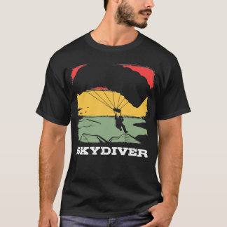 Skydiving Basejumper Paragliding Aerial Sports T-Shirt