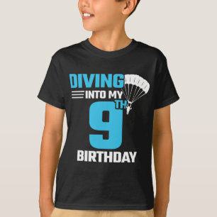 Skydiving Birthday - 9th - First Time Skydiving T-Shirt