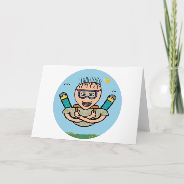 Skydiving Card (Front)