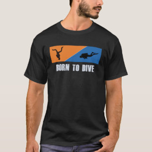 Skydiving Diving Parachuting Freediving Diver Skyd T-Shirt