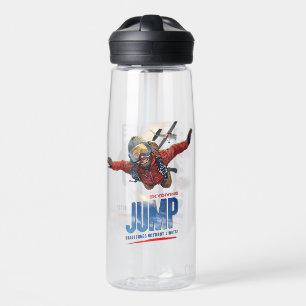 Skydiving-Feel Freedom Above Clouds (Men) 25oz Water Bottle