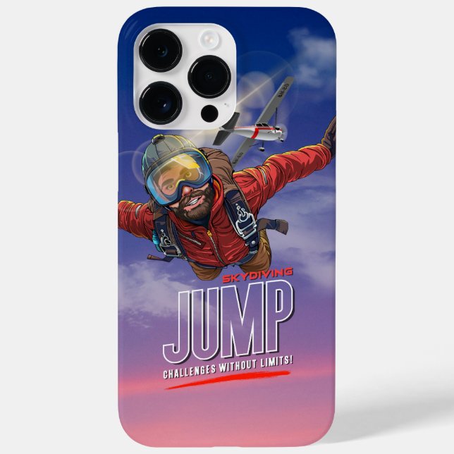  Skydiving-Feel Freedom Above Clouds | (Men) Case-Mate iPhone Case (Back)