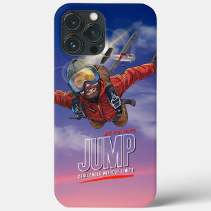 Skydiving-Feel Freedom Above Clouds (Men) iPhone 13 Pro Max Case