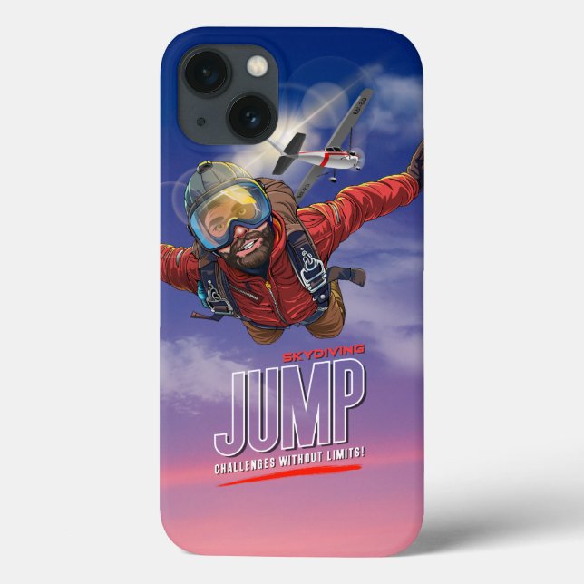  Skydiving-Feel Freedom Above Clouds | (Men) Case-Mate iPhone Case (Back)