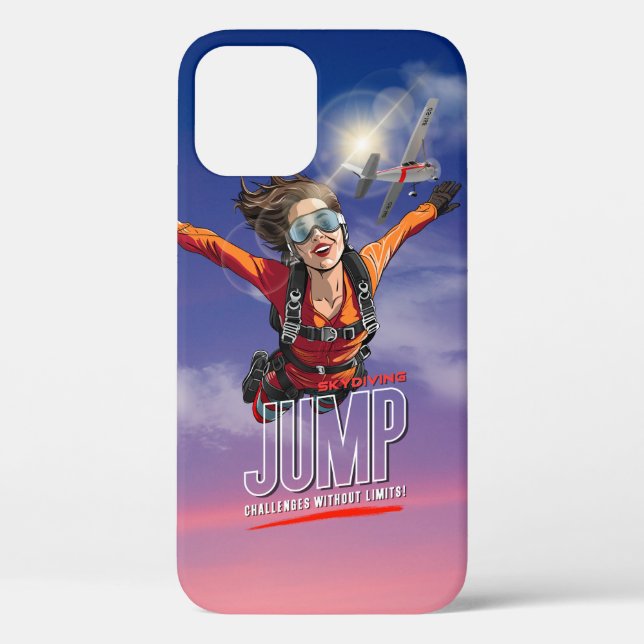  Skydiving-Feel Freedom Above Clouds | (Women) Case-Mate iPhone Case (Back)