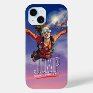 Skydiving-Feel Freedom Above Clouds (Women) iPhone 15 Case