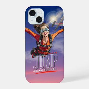 Skydiving-Feel Freedom Above Clouds (Women) iPhone 15 Case
