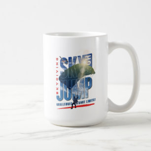 Skydiving-Feel Freedom Above the Clouds Men -15# Coffee Mug
