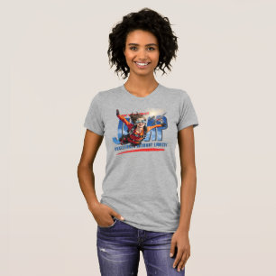 Skydiving-Feel Freedom Above the Clouds Women T-Shirt