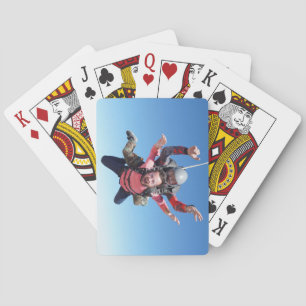 Skydiving Fun Playing Cards