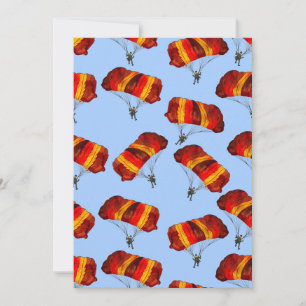 Skydiving Greeting Card