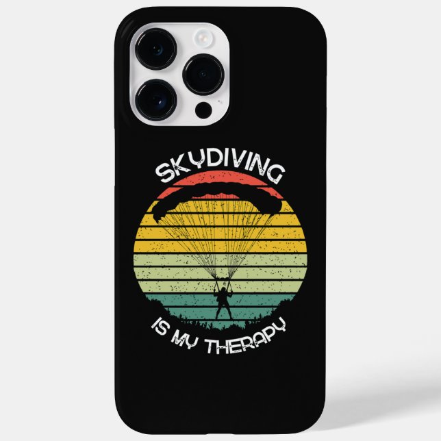 Skydiving Is My Therapy Case-Mate iPhone Case (Back)