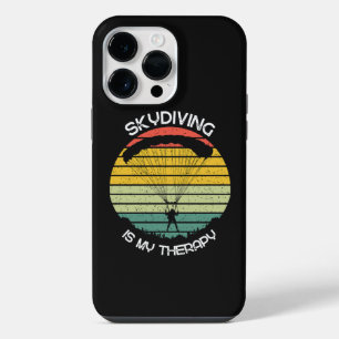 Skydiving Is My Therapy iPhone 14 Pro Max Case
